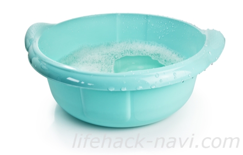 炭酸水 洗顔方法 洗面器